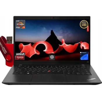 Notebook Notebook Lenovo ThinkPad L14 Gen 4 14" AMD Ryzen 7 64 GB / 2048 GB černý