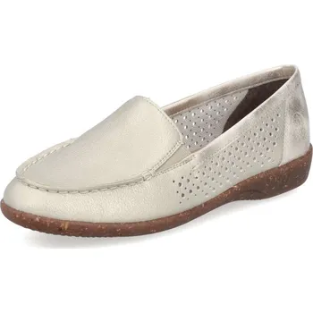 Dámské mokasíny Dámské mokasíny RIEKER 47656-90 zlatá S5 40