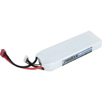 Baterie pro airsoftovou zbraň Li-Pol akumulátor Redox 14,8V 2400mAh 20C - Dean-T