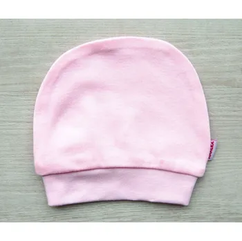 Kojenecké oblečení AMÁLKA Bavlněná růžová čepička Velikost: 62-68