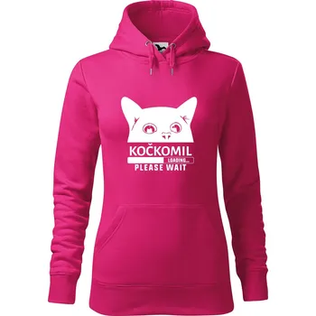 Pánská mikina Dámská mikina Kočkomil loading Velikost (žena): L, Vyberte barvu: Purpurová