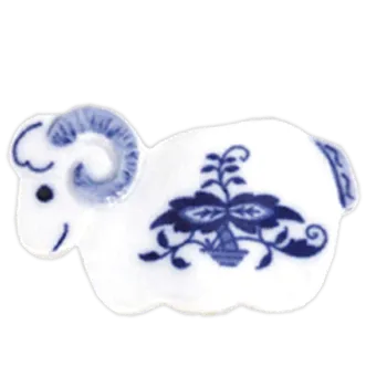 Velikonoční dekorace Cibulák Velikonoční ozdoba beránek zápich 29cm Originál Český porcelán Dubí