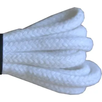 Tkaničky do bot VTR Bavlněné kulaté tkaničky 6001 silné bílé Délka: 60