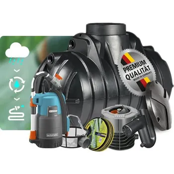 Plastová nádrž GeraTec 2200 litrů Atlantis - sestava profi Komletní sestava na sběr a využítí dešťové vody.