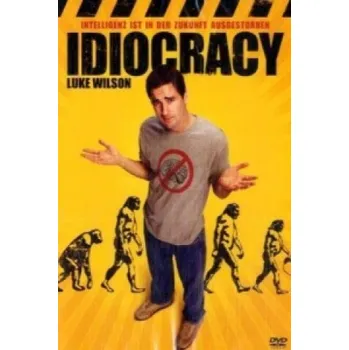 DVD film Idiocracy, 1 DVD, deutsche u. englische Version, 1 DVD-Video: Intelligenz ist in der Zukunft ausgestorben. USA. USA – David Rennie,Mike Judge,Etan Cohen,Theodore Shapiro,Mike Judge,Elysa Koplovitz,Tim Suhrstedt,Luke Wilson,Maya Rudolph,Dax Shepard,Anthony