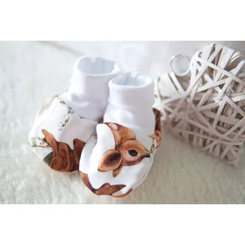 Capáčky AMÁLKA Kojenecké capáčky, lesní zvířátka Velikost: 68-80