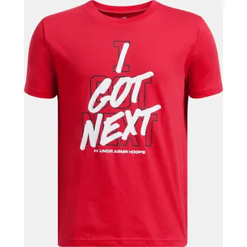 Chlapecké tričko Under Armour UA B Hoops Next SS 1389992-600 Červená YSM