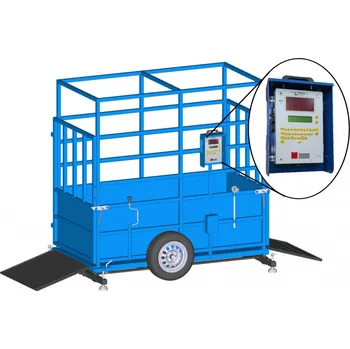 Průmyslová váha DVM-O-F11D Mobilní dobytčí váha 2000 kg - 2,1m