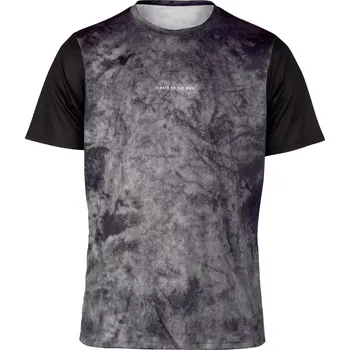 cyklistický dres dres FORCE MTB MOVE krátký rukáv, černý 4XL