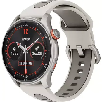 Hodinky hodinky sportovní iGPSport LW10, Titanium Silver