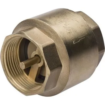 Zpětná mosazná klapka G 3/4" FF, mosazný disk