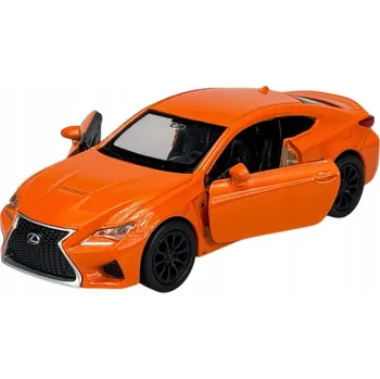 autíčko WELLY LEXUS RC F ORANŽOVÝ 1:34 NOVÝ KOVOVÝ MODEL 44050