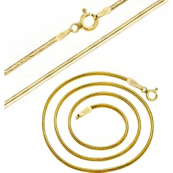 Řetízek Dámský Řetízek s hadím řetízkem stříbro o ryzosti 925 45 cm