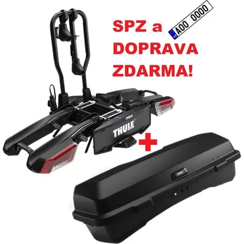 Nosič kol Nosič 2 jízdních kol Thule EasyFold 3 + Box Thule Santu