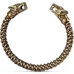 Drakkaria - splétárna VLK FENRIR, pletený náramek, bronz