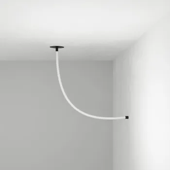 ZAHO Závěsné LED svítidlo BRICKS WALL, 24W, d. 150 cm Barva: Zlatá, Teplota světla: 3000K - teplá bílá, Stmívání, řízení: ON/OFF