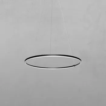 ZAHO Závěsné LED svítidlo SHADOW, 28W, ø 515 mm Barva: Černá, Teplota světla: 2700K - teplá bílá, Stmívání, řízení: ON/OFF