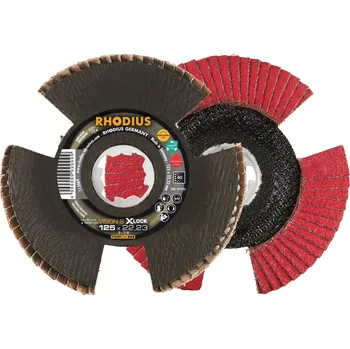 Brusný kotouč RHODIUS Lamelový brusný kotouč VISION SPEED X-LOCK 125 x 22,23 P40 TOPline