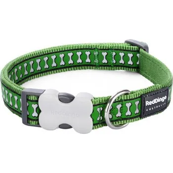 Obojek RD 12 mm x 20-32 cm - Bones Rfx - Zelená