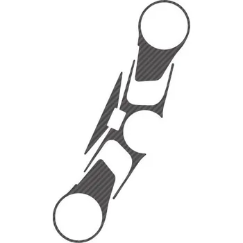 Ochranné nálepky na "brýle" PUIG X-TREME 5543C karbonový vzhled