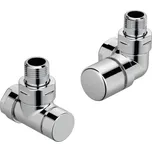 Zehnder Set G 838988 Připojovací ventil pro úhlové vnější připojení, chrom