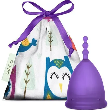 Menstruační kalíšek LadyCup Revolution Fialová sova, vel. S