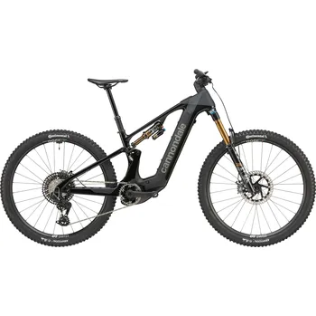 Elektrokolo Celoodpružené elektrokolo Cannondale Moterra Carbon 1 - Matte Black Velikost: S
