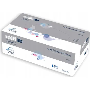 Pracovní rukavice Zarys Easycare RZ latexové rukavice pudrované krémové 100 ks M