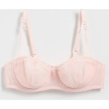 Podprsenka Reserved - Podprsenka s kosticemi a měkkými košíčky - pastelově růžová - 034CO-03X - 034CO-03X-75B