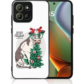 Vánoční dekorace VSECHNONAMOBIL 107114 MY ART Kryt s vánočním designem Motorola Moto G15 / Moto G15 Power MERRY CHRISTMAS (074)