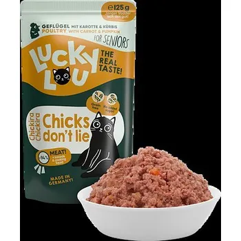 Krmivo pro kočku Lucky Lou Lifestage Senior s drůbežím masem 125 g