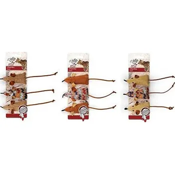 Hračka pro kočku Myška AFP Dreams Catcher – balení 3 ks – se šantou