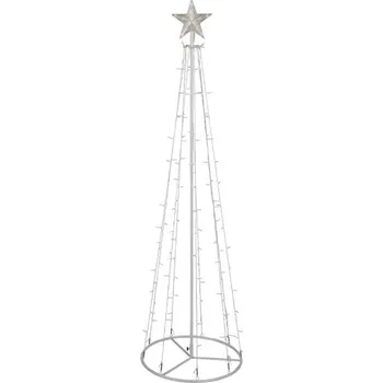 Vánoční dekorace Venkovní XXL Vánoční kužel 2 m - 480 led se záblesky - teplá bílá