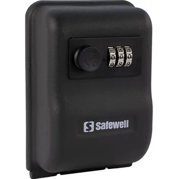 Železářství SAFEWELL Schránka na klíče černá