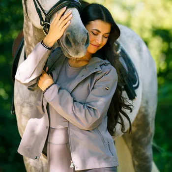 Nepromokavá bunda IRH Joyous, šedá, XL