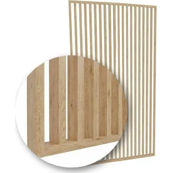 Obklad Lamelová dělící příčka na míru DUB ARTISAN - Šířka 235 cm (zabaleno do 5 balíků)