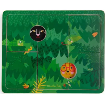 Puzzle MOULIN ROTY Třívrstvé puzzle Džungle