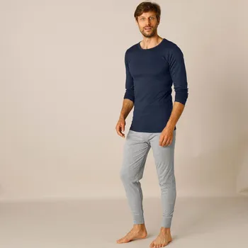 Pánské termoprádlo Sada 2 dlouhých spodků Thermoperle®, intenzivně hřejivé šedý melír 101/108 (XL)