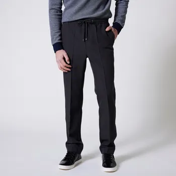 Pánské kalhoty Kalhoty s pružným pasem šedá 56/58