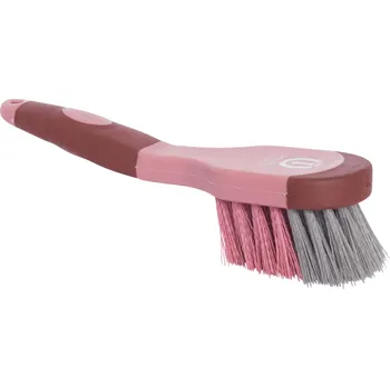 Čištění pro koně Kartáč na kopyta IRH Grip, vínovo/růžový