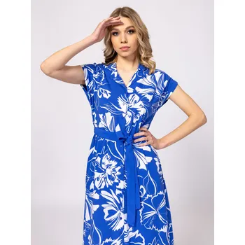 Dámské šaty Heavy Tools dámské šaty Vernica se vzorem modré Velikost: S