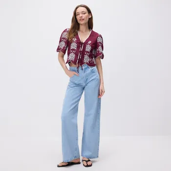 Dámské džíny Reserved - Džíny straight fit - modrá - 899GM-05J - 899GM-05J-36