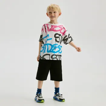 Reserved - Bavlněné teplákové šortky - černý - 4439N-99X - 4439N-99X-158