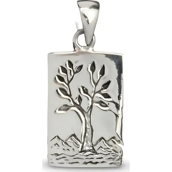 Náramek ORIENTAL Stříbrný přívěsek medailon Strom života (Ag 925/1000, )