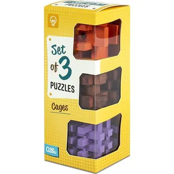 Hlavolam Set of 3 Puzzles - Cages