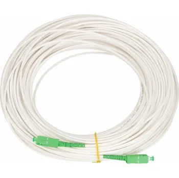 Síťový kabel ExtraLink PATCHCORD SC/APC-SC/APC SM G657A2 SIMPLEX 3,0MM 15M LSOH WHITE