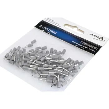 Dutinové elektrické konektory - dutinky 0.75 mm2, 100 ks - ASTA A-GE7508