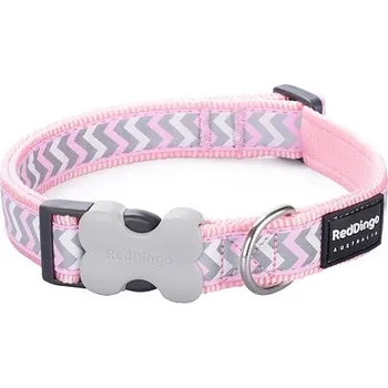 Obojek RD 12 mm x 20-32 cm - Ziggy Rfx - Růžová