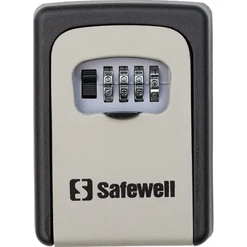 Železářství SAFEWELL Schránka na klíče šedá
