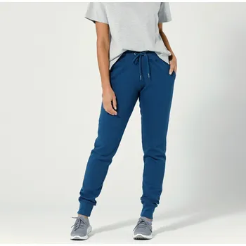 Dámské kalhoty Moltonové jogging kalhoty modrá džínová 42/44
